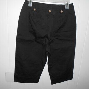Black Capri Shorts by White Stag- Size 6 - New